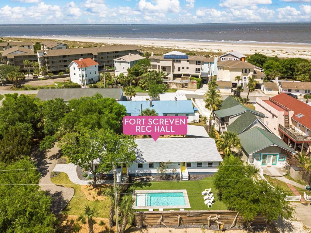 Fort Screven Rec Hall Villa Tybee Island Exterior photo